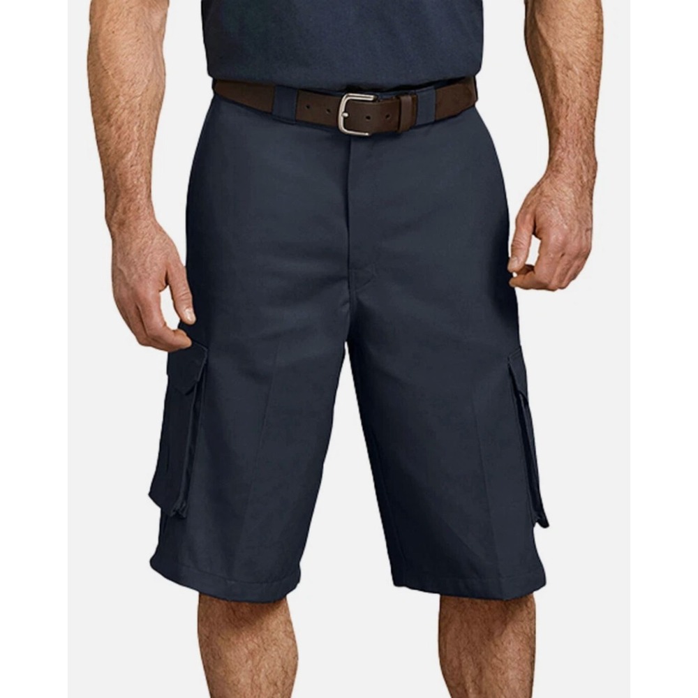 Dickies Men's 36 Loose Fit Cargo Work Shorts, 13" Dark Navy WR888DN